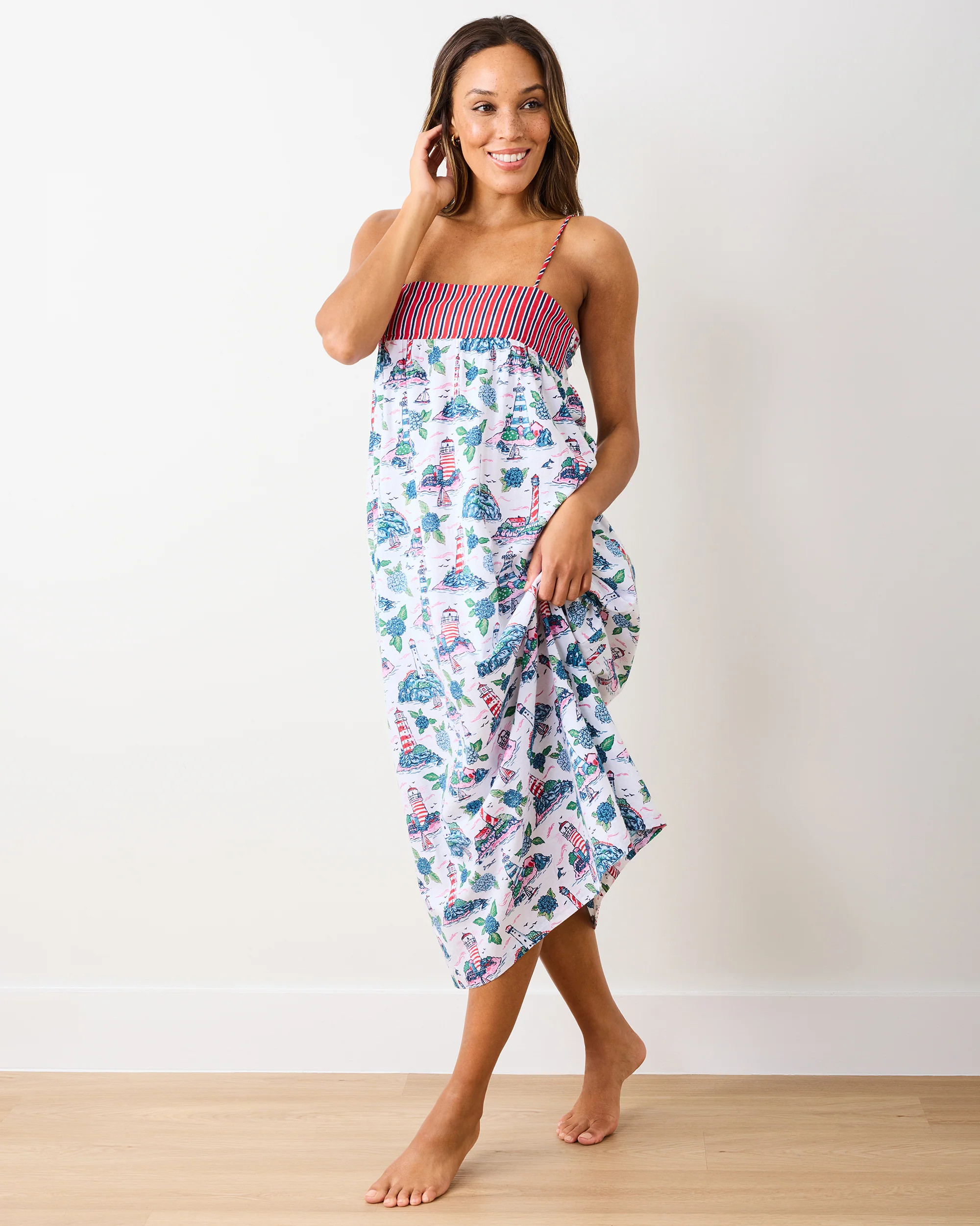 Lighthouse Keeper - Daydream Nightgown - Cloud | Printfresh