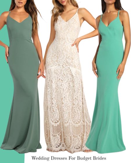 Bride and bridesmaid dresses at Lulus.

#affordablewedding #budgetwedding #budgetbrides #weddingpartydresses #bridaldresses

#LTKSeasonal #LTKwedding #LTKstyletip