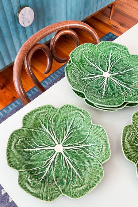 Splurged on these cabbage plates! 

#LTKhome