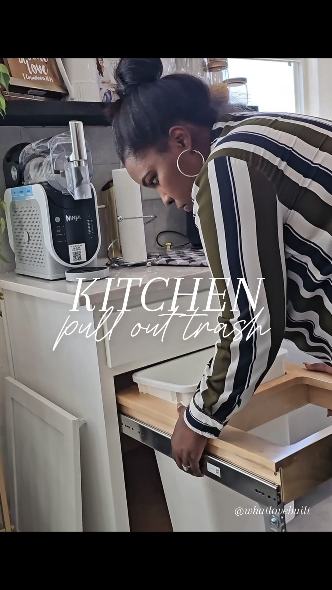 Add this to your kitchen cabinet and thank me later! So easy and so worth the time to add the trash pull out to your kitchen! 

#kitchen #home #diy #homeproject #homeimprovement #trashpullout #cabinets #trashcan #organization

#LTKStyleTip #LTKFindsUnder50 #LTKHome