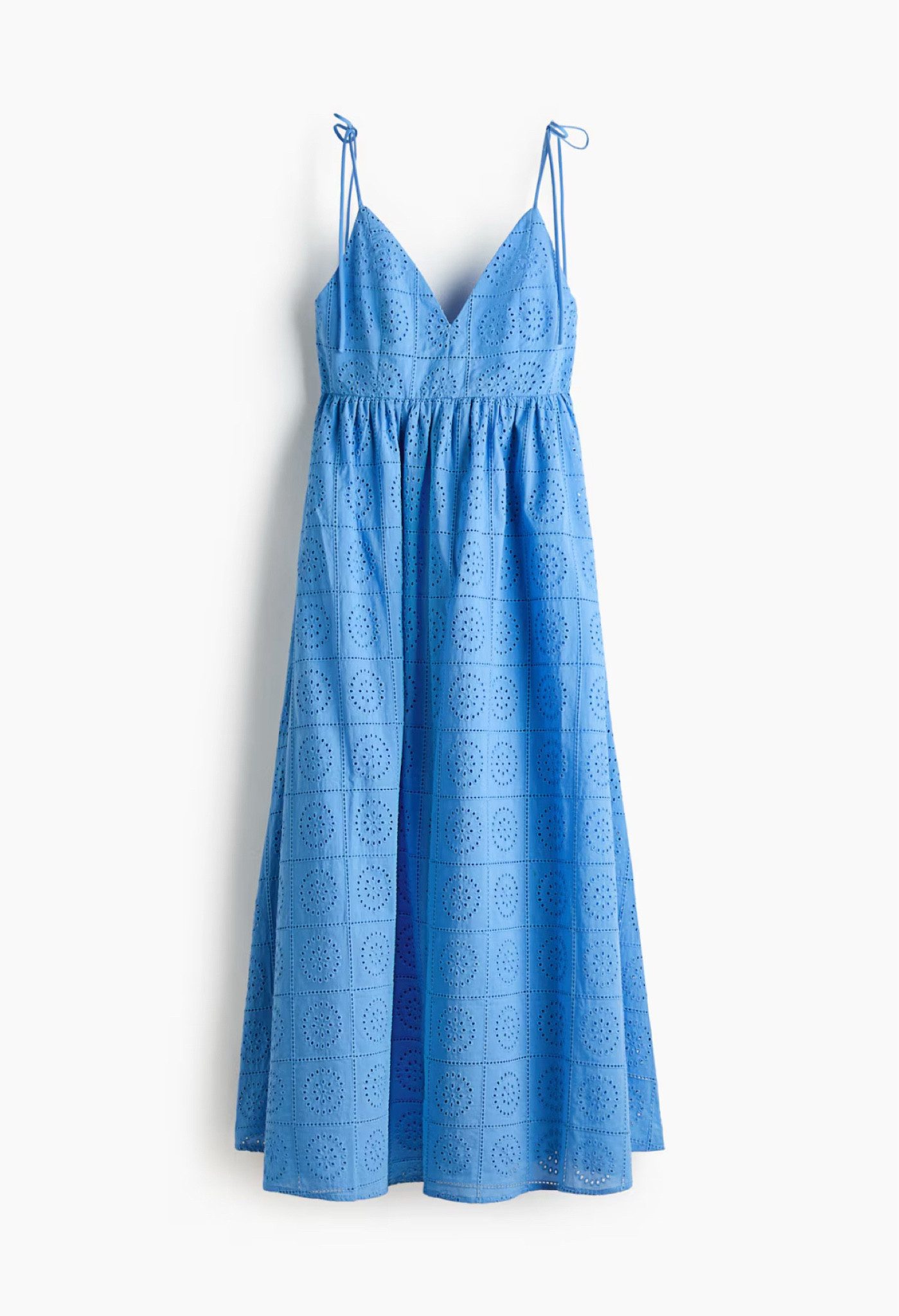 Blue eyelet embroidered maxi dress 

#LTKSeasonal