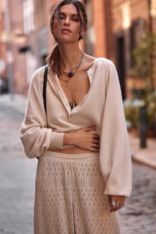 Porta Cashmere Henley | Free People (Global - UK&FR Excluded)