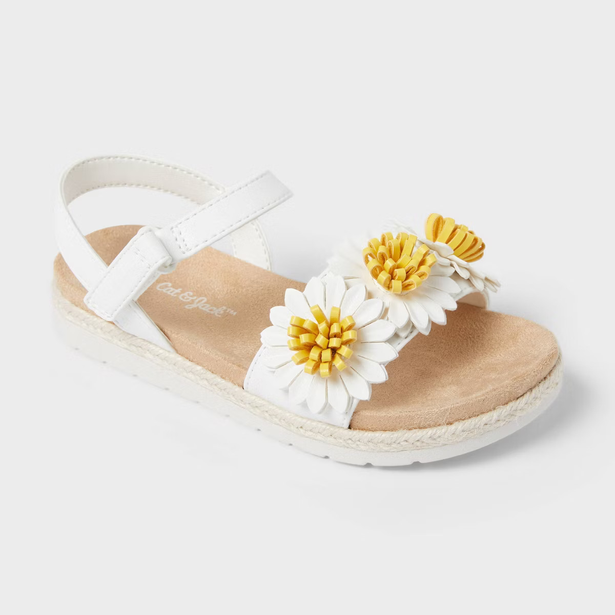 Toddler Abbie Daisy Sandals - Cat & Jack™ White | Target