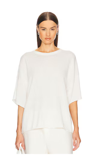 Palmer Knit Top in Ivory | Revolve Clothing (Global)