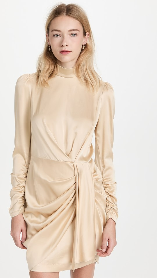 Silk Drape Dress | Shopbop