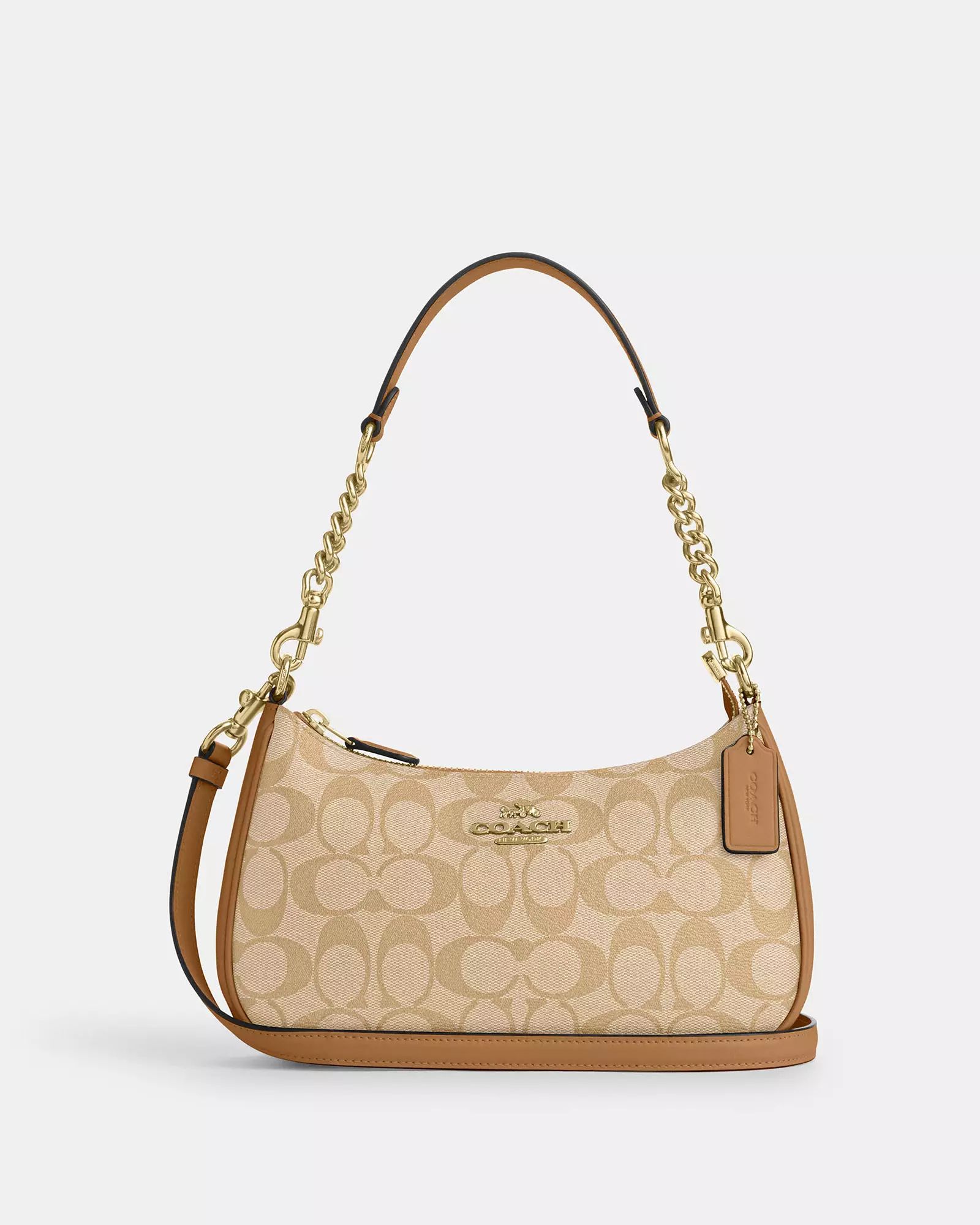 Teri Shoulder Bag In Signature Canvas | Coach Outlet US