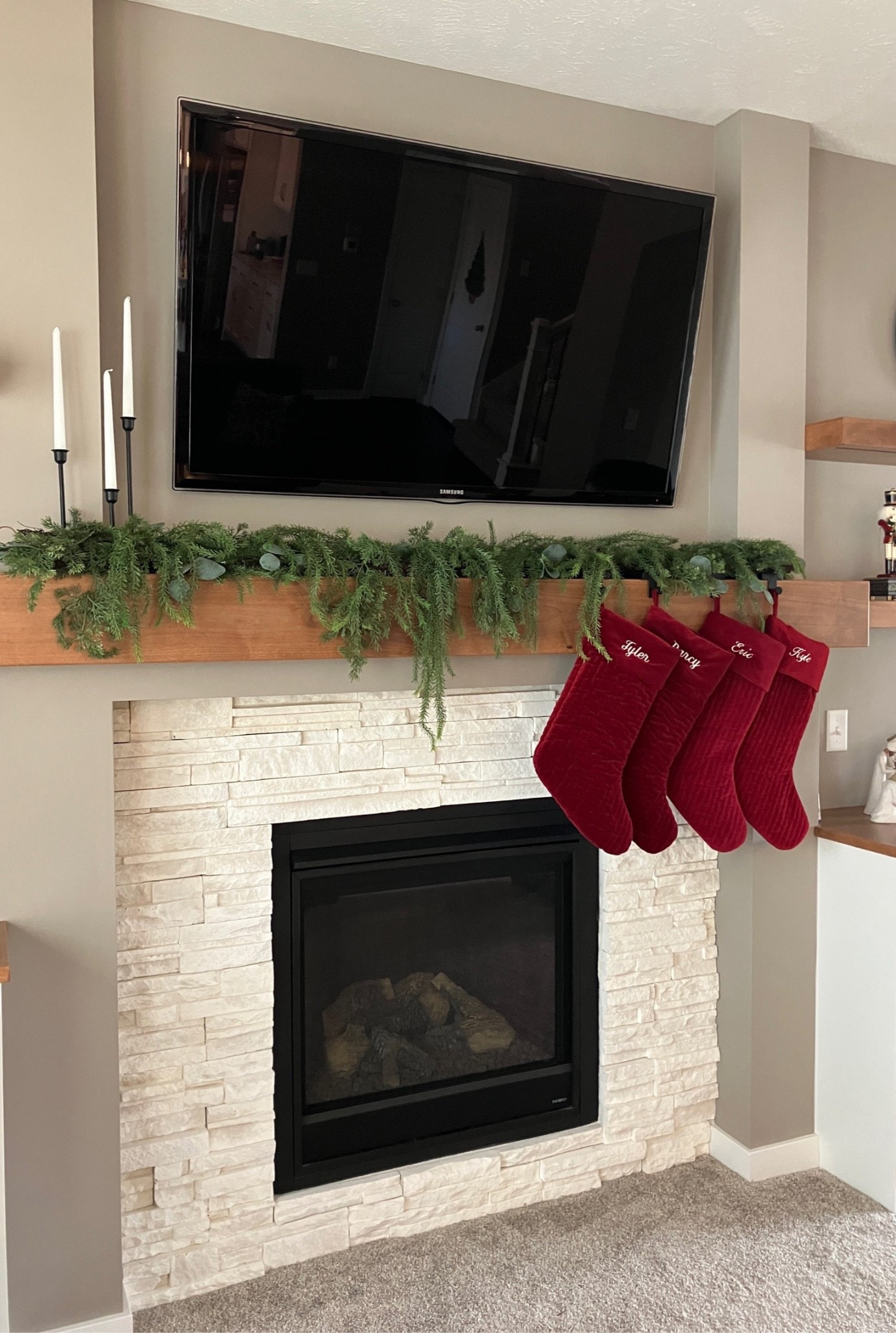 Mantel Decor

Shading the simple Christmas mantle decor I use in our house. I love that it is festive without being too over the top! The greenery looks so pretty with the red velvet stockings and candlesticks.  Candlestick holders come in three different heights for a layered look. I have layered two garlands for a fuller look.

Ralph Lauren Christmas
Red and green Christmas decor 


#LTKSeasonal #LTKHoliday #LTKHome