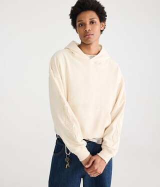 Cloud Soft Flames Boxy Pullover Hoodie | Aeropostale
