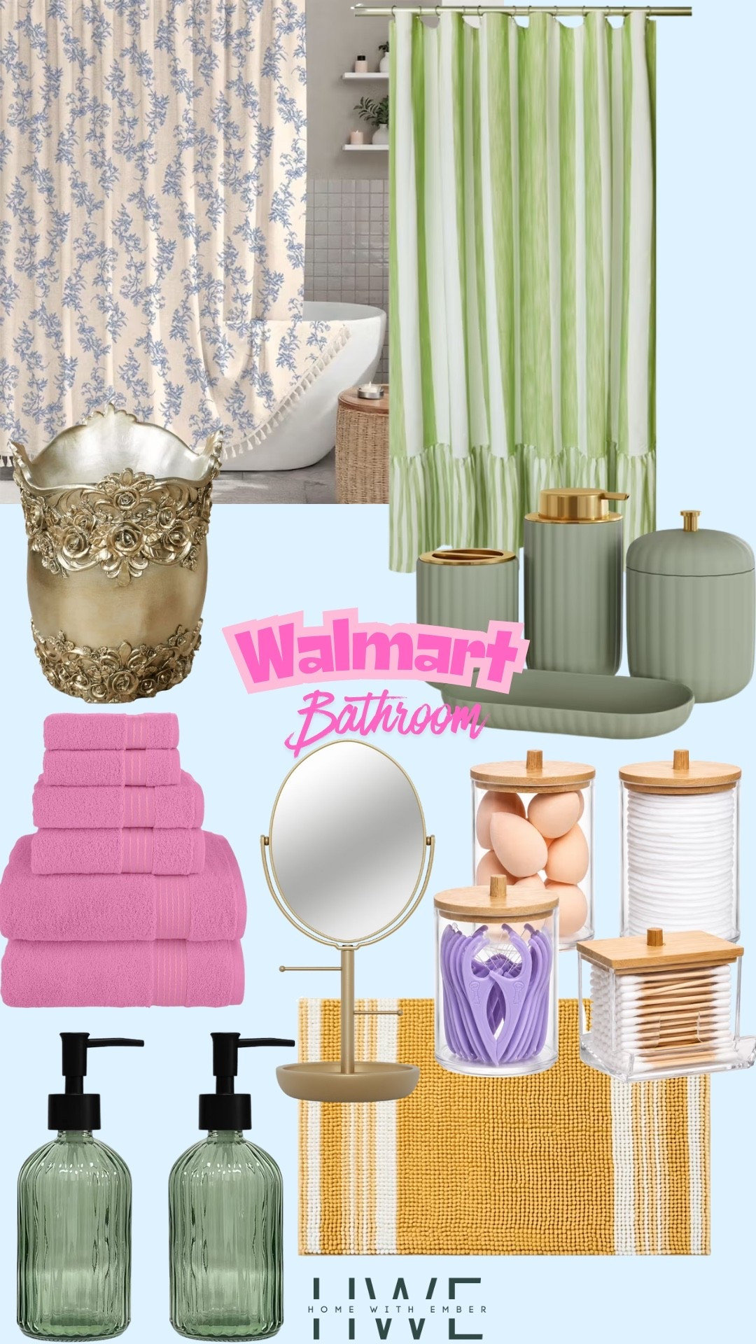 Walmart bathroom finds #walmartbathroom

#LTKHome