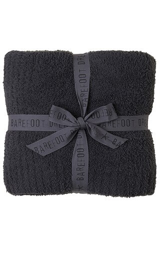 Barefoot Dreams CozyChic Throw in Black. | Revolve Clothing (Global)