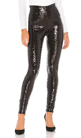 Sequin Leggings in Black | Revolve Clothing (Global)
