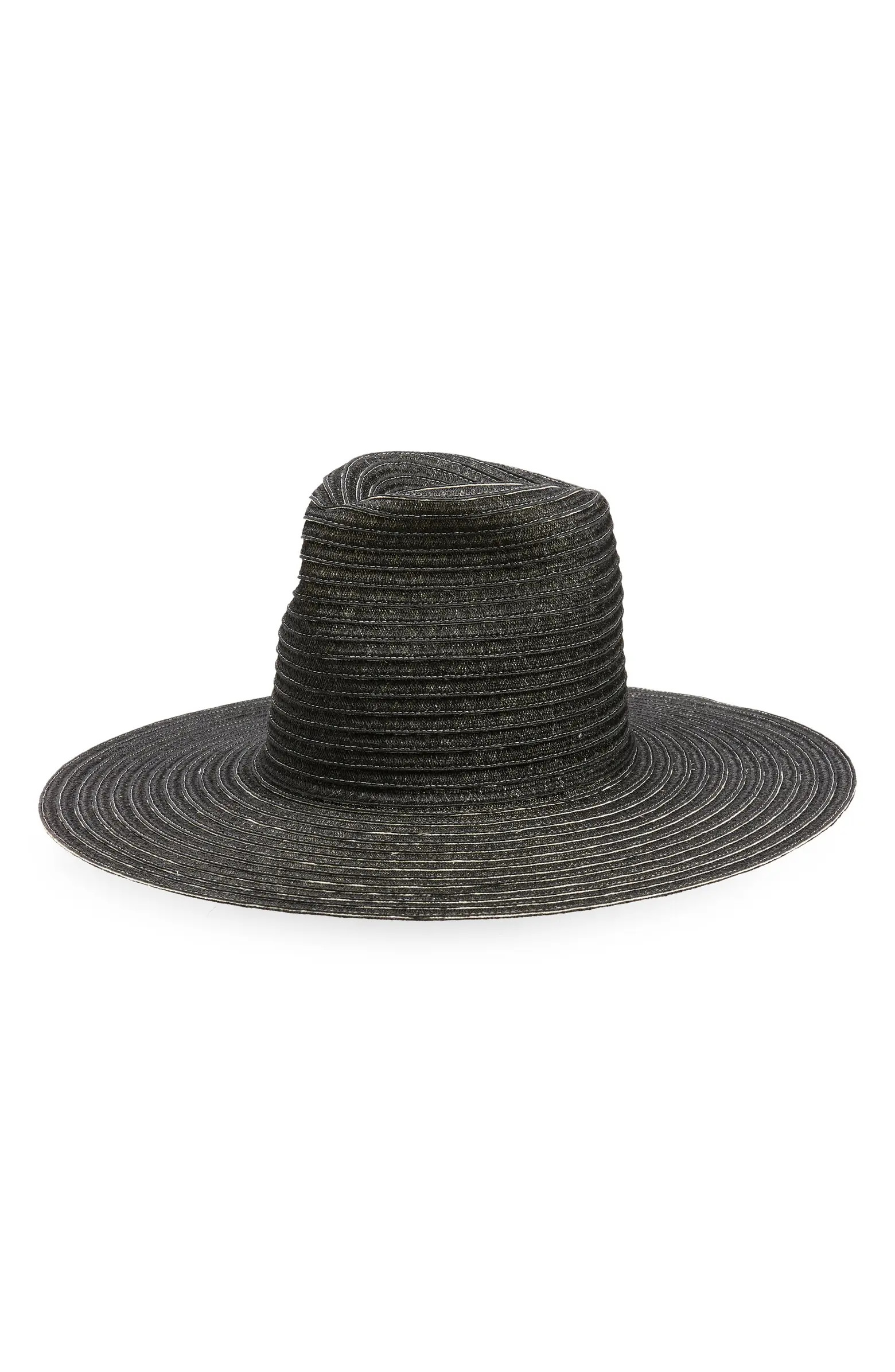 ESENSHEL Wide Brim Woven Fedora | Nordstrom | Nordstrom