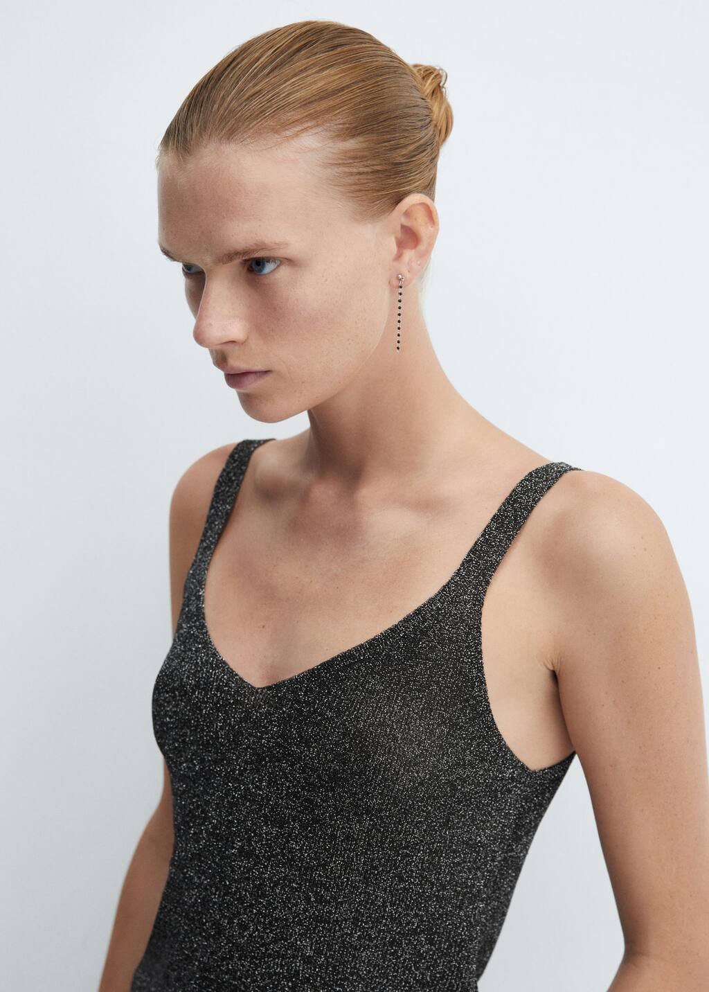 Lurex knitted top | MANGO (US)