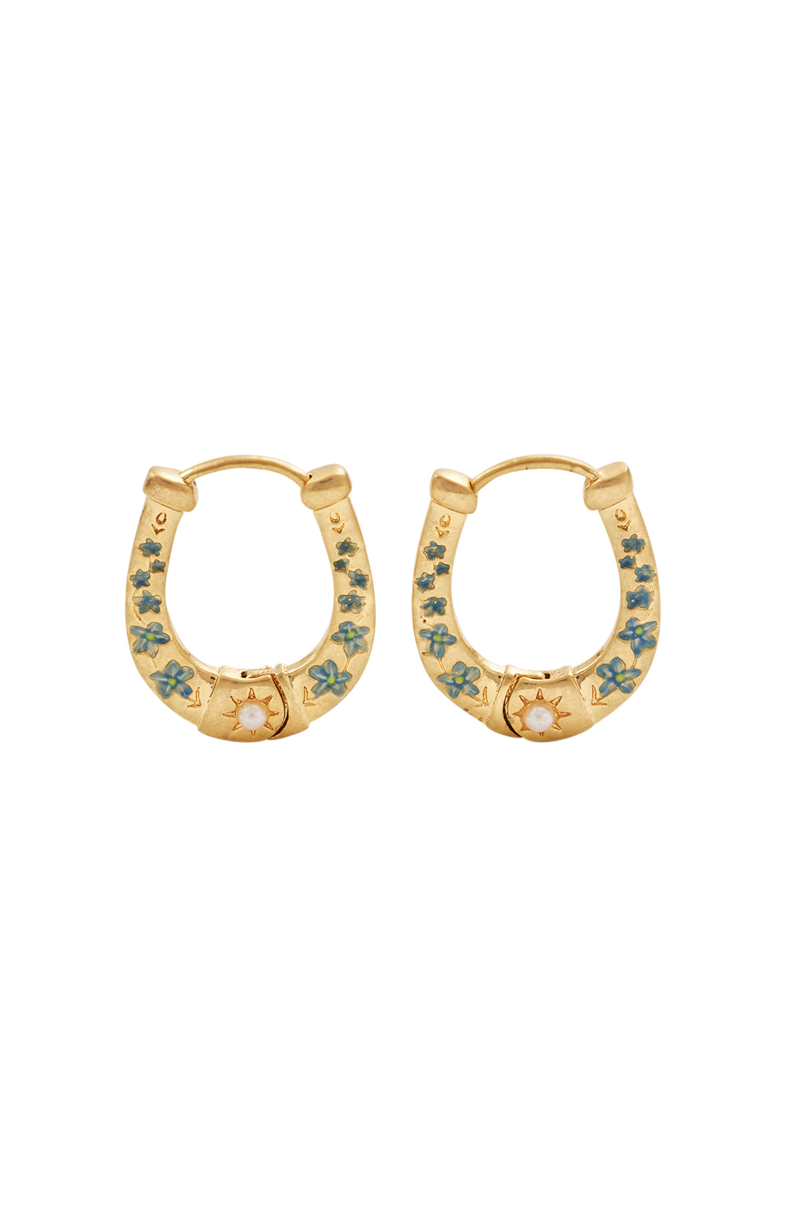 Lucky in Love Hoop Earrings | Nordstrom