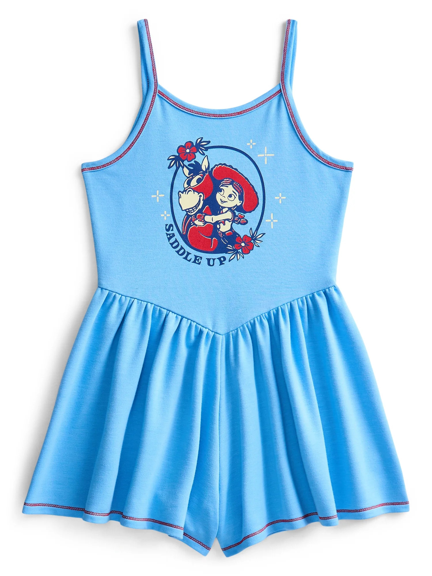 Toy Story Girls Sleeveless Graphic Romper, Sizes 4-12 | Walmart (US)