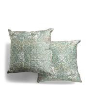 24x24 2pk Honey Suckle Tulip Euro Pillows | TJ Maxx