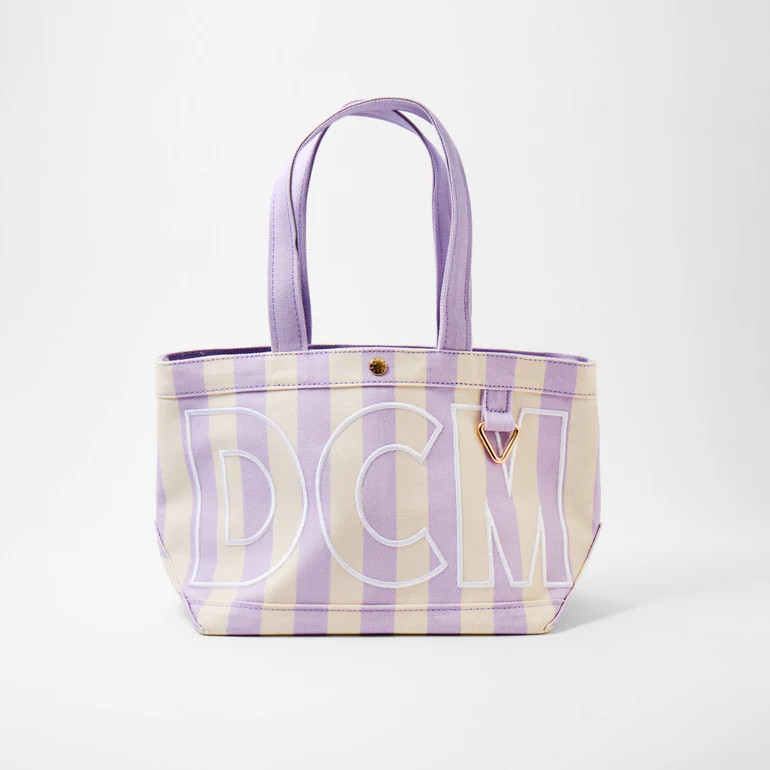 Striped Custom Alpha Tote - Custom Wisteria | BaubleBar