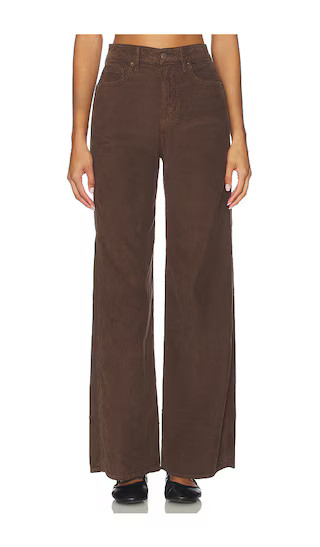 Taylor High Rise Wide Leg in Dark Umber | Revolve Clothing (Global)