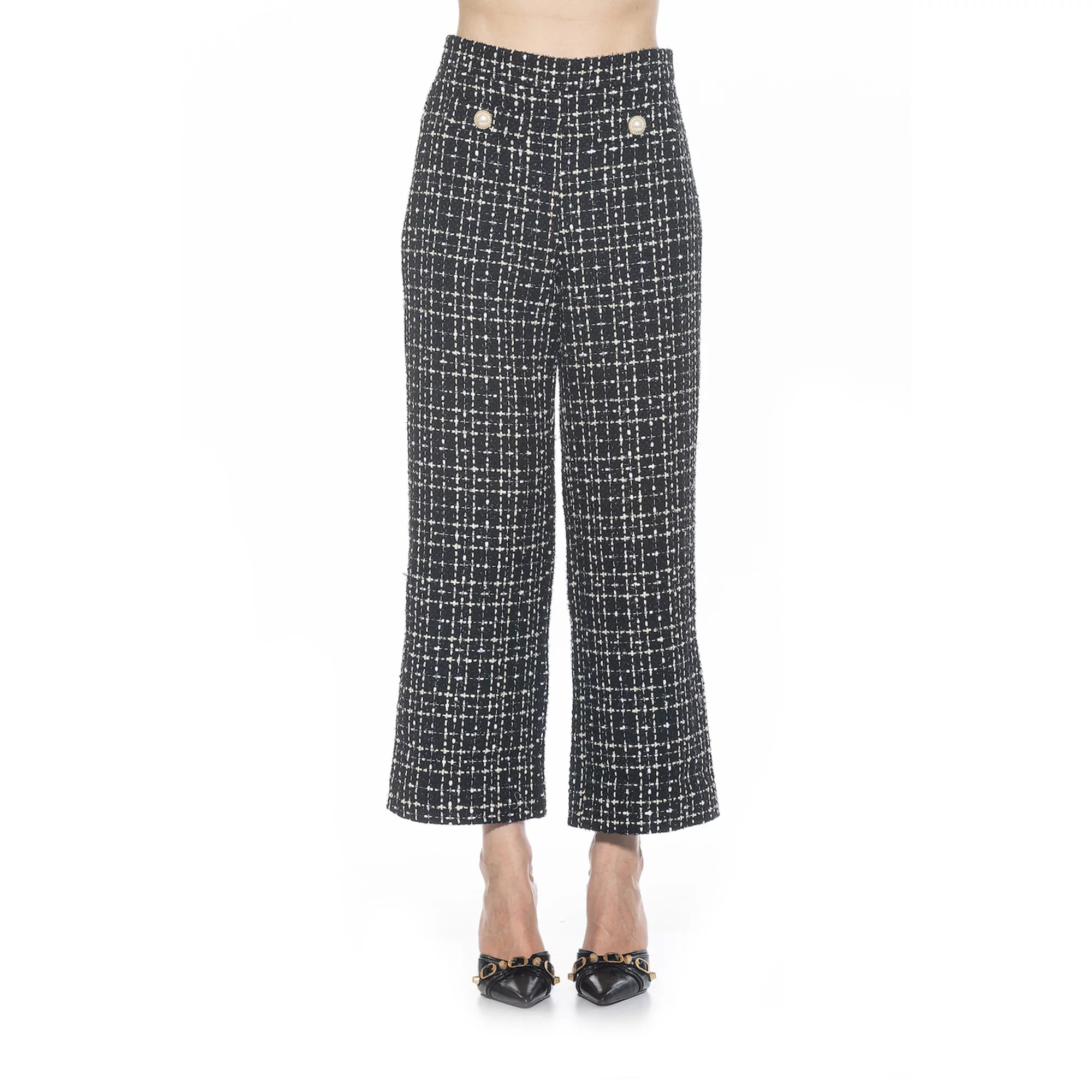 Women's ALEXIA ADMOR Jayden Wide-Leg Tweed Pants | Kohl's