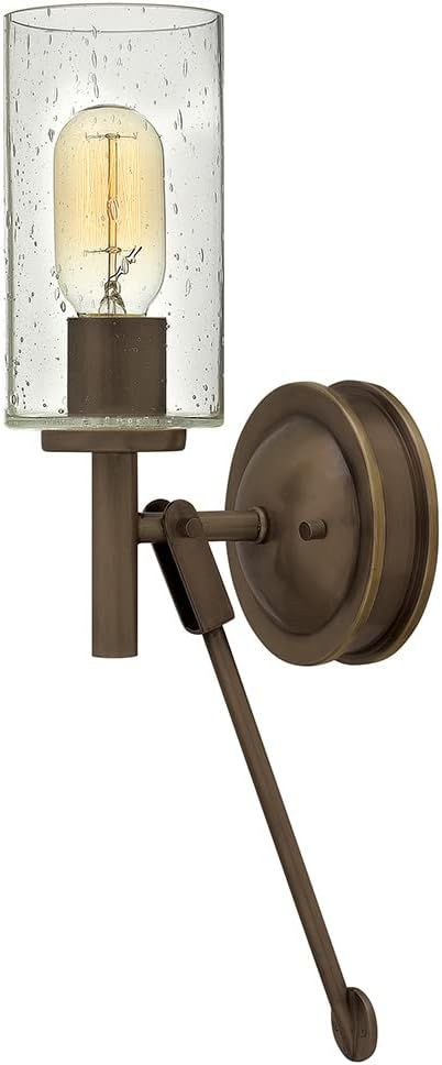 Hinkley Collier Collection One Light Wall Sconce, Light Oiled Bronze | Amazon (US)