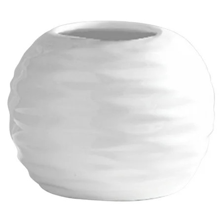 White Vase Ceramic Statue Planter Modern office and home 14x10CM | Walmart (US)