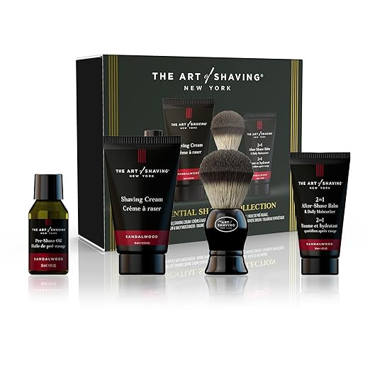The Art of Shaving Sandalwood 4-in-1 Trial Kit – Pre-Shave Oil, Shaving Cream, Shaving Brush & ... | Amazon (US)