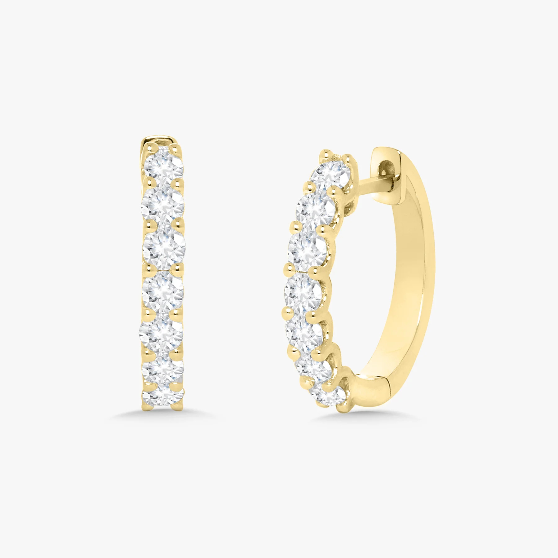 Sophia Diamond Huggie Earrings | RW Fine Jewelry