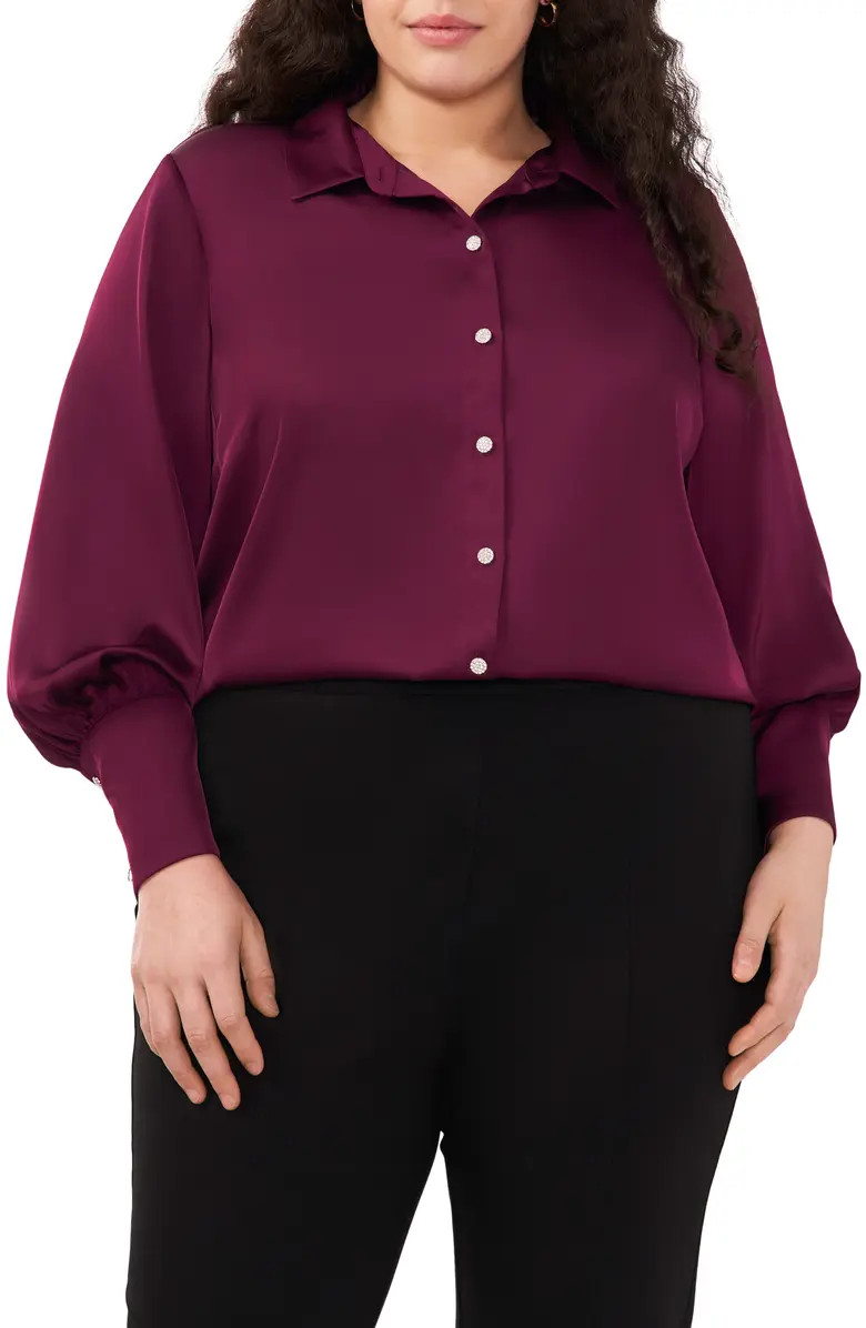 Halogen® Satin Blouse | Nordstrom | Nordstrom