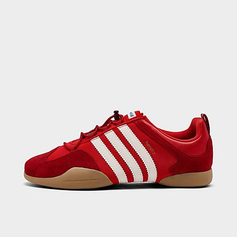 adidas Men's Originals x Bad Bunny Ballerina Casual Shoes in Vivid Red/Cloud White/Power Red Size: 5.5 | Finish Line (US)