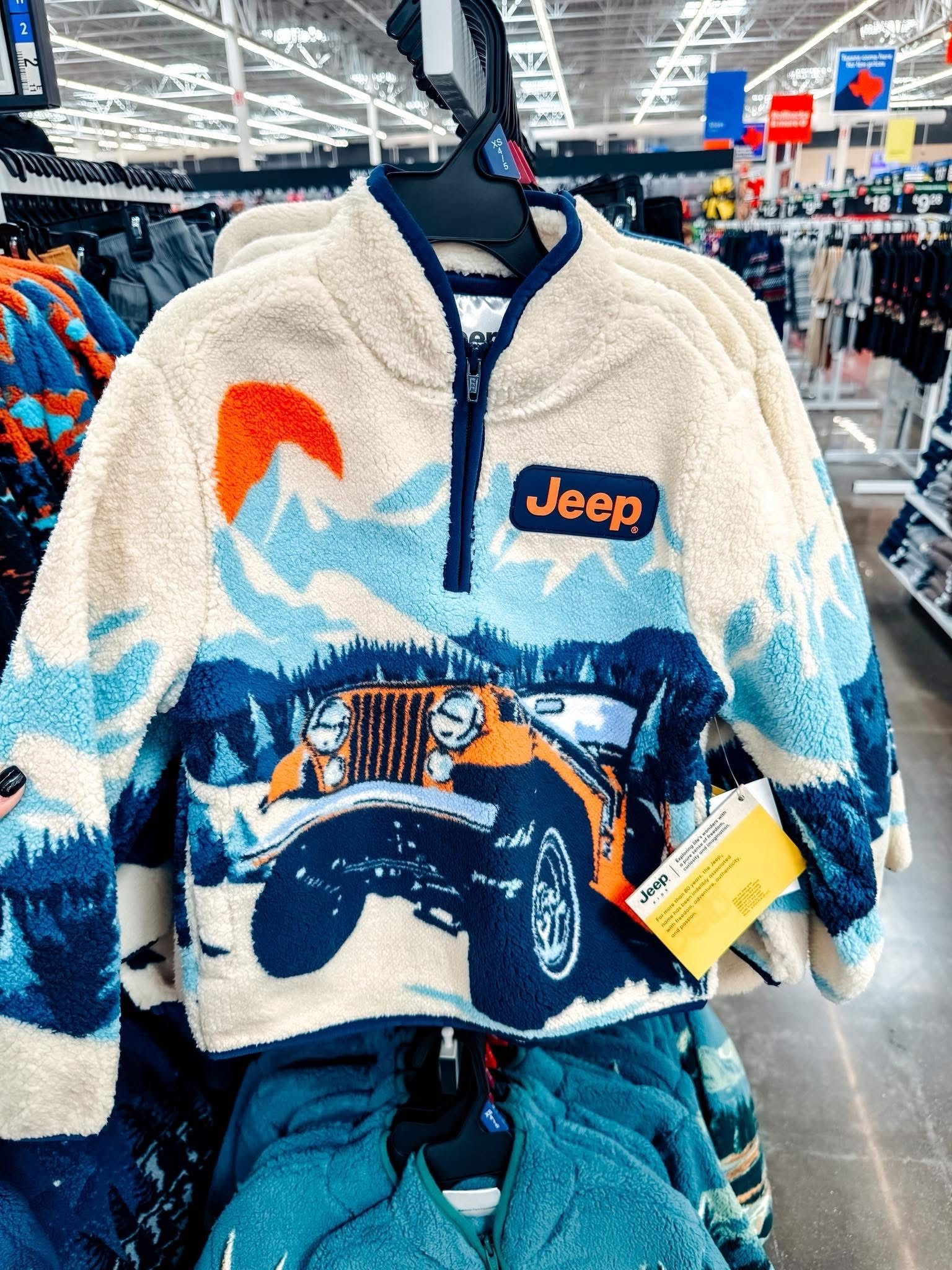 Love this jeep quarter zip in the boys section at Walmart! Just wish they had a Bronco one 😜

#walmart #walmartfinds #walmartfashion #boysfashion #jeep #jeepwrangler #funfinds #walmartfashionfinds

#LTKKids #LTKootd #LTKGiftGuide
