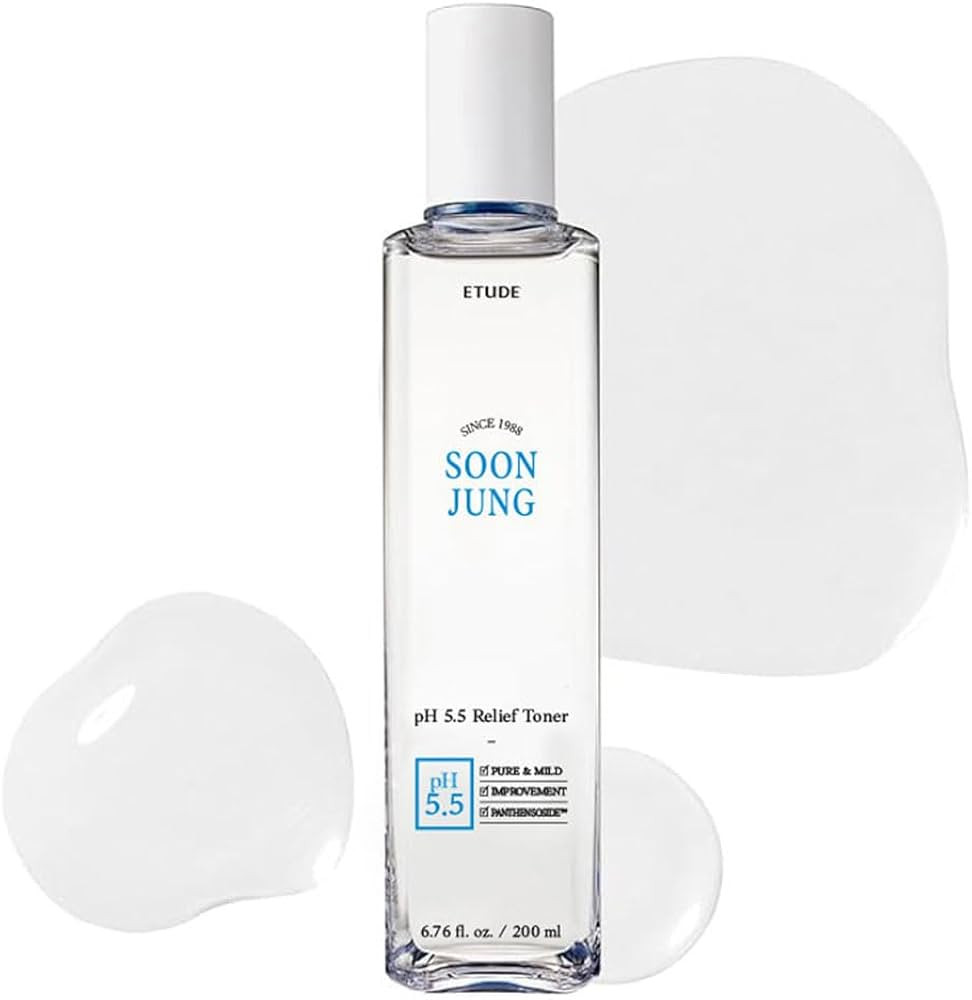 Etude SoonJung pH5.5 Relief Toner, Toner for Face, Hydrating Toner for Sensitive Skin, Vegan Face... | Amazon (US)