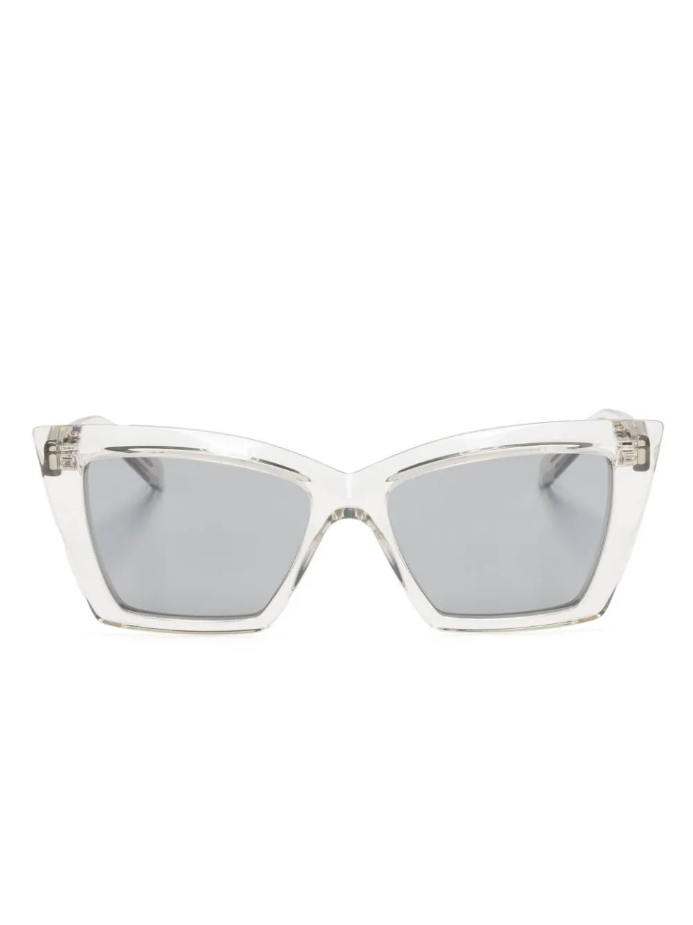 Saint Laurent Eyewear butterfly-frame sunglasses - Neutrals | Farfetch Global