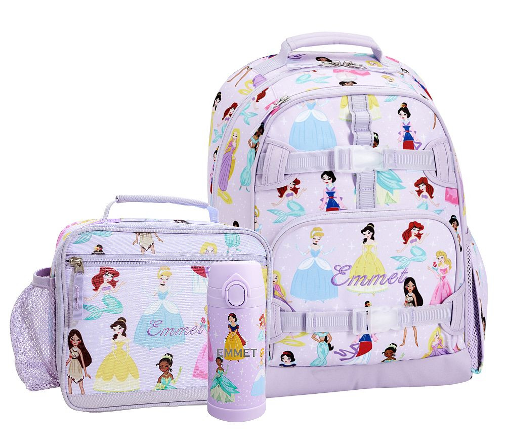 Lavender Disney Princess Mackenzie Backpack & Lunch Bundle, Set Of 3 | Pottery Barn Kids
