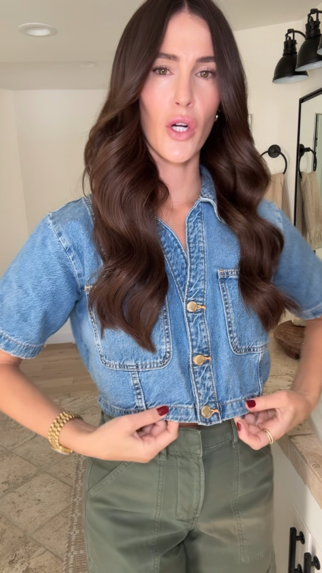 Fall outfit. Wearing a small in the denim top and pants tts 

#LTKSeasonal