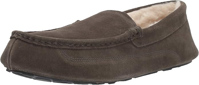 Amazon Essentials Men's Leather Moccasin Slipper | Amazon (US)