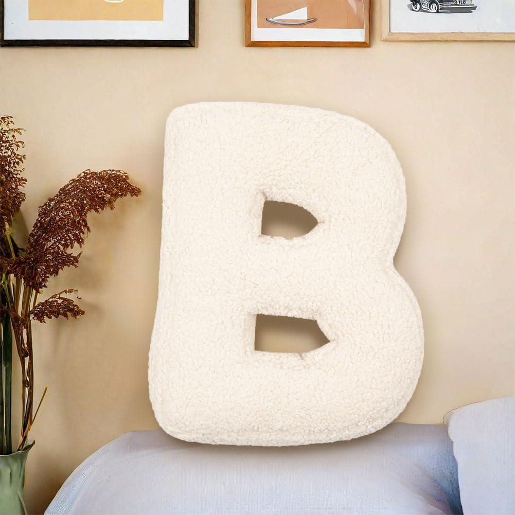 Letter Plush Pillow, Letter Hugging Throw Pillows, Decorative Initial Letter Shaped Throw Pillows... | Amazon (US)