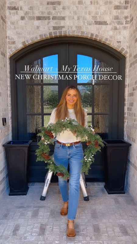 First look! 🎄✨ Here’s your first look at the new My Texas House holiday doormats and layering rugs launching this Wednesday, Oct. 18, on Walmart.com at 11am CT! 

We have 2 new doormats in 2 sizes and two layering rugs in 2 sizes! The prices on these doormats & rugs are so affordable too! We also have doormats from last year that are still available and I’ll link on this post as well. Our garland and wreaths seen here are available now at @Walmart stores across the US and online. And our viral mini cypress pre-lit tree will be restocked at Walmart stores soon! I will also link the baskets I used here which are also from Walmart. 

#LTKSeasonal #LTKHoliday #LTKhome