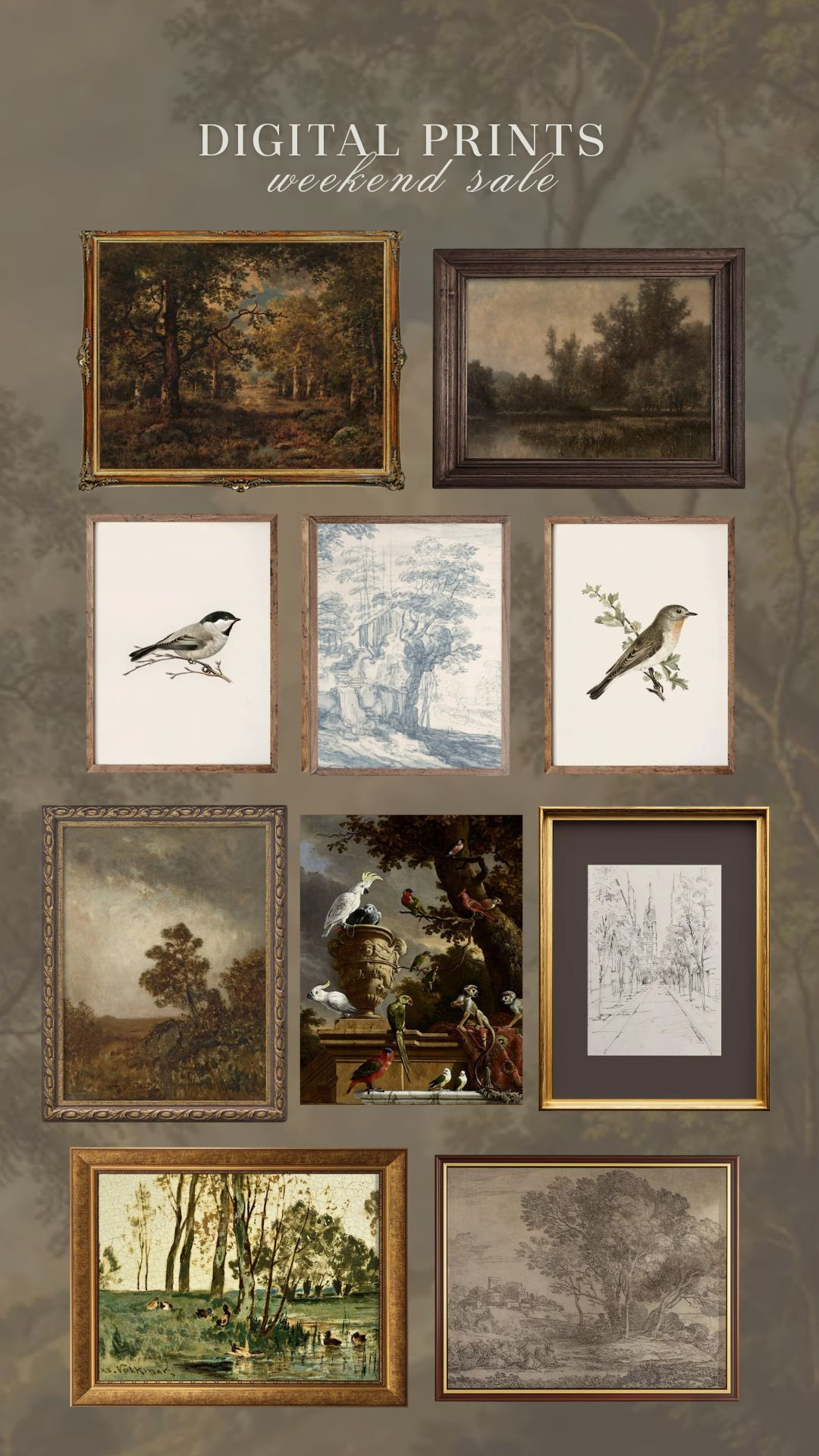 Digital prints sale! 

Vintage prints, birds, landscape prints, brass frames, gold frame, vintage landscapes  

#LTKHome