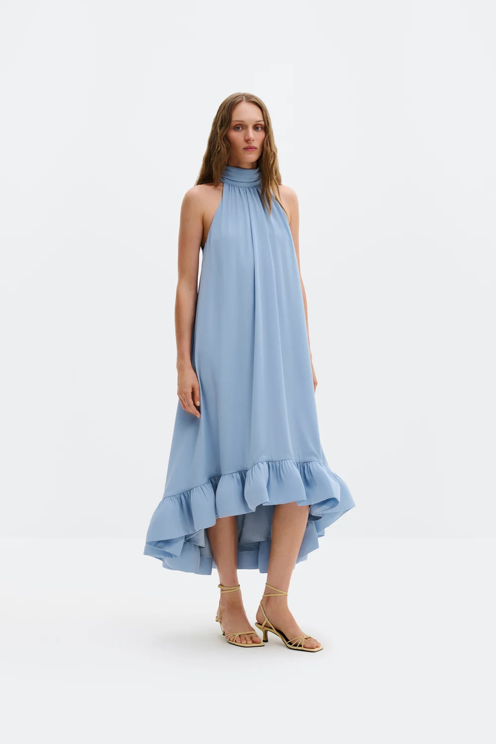 Sabrina midi dress - Sky - MIDI DRESSES | Malina | Occasion designer clothing | Malina