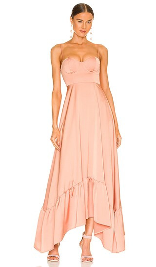 Sisa Maxi Dress in Clay | Revolve Clothing (Global)
