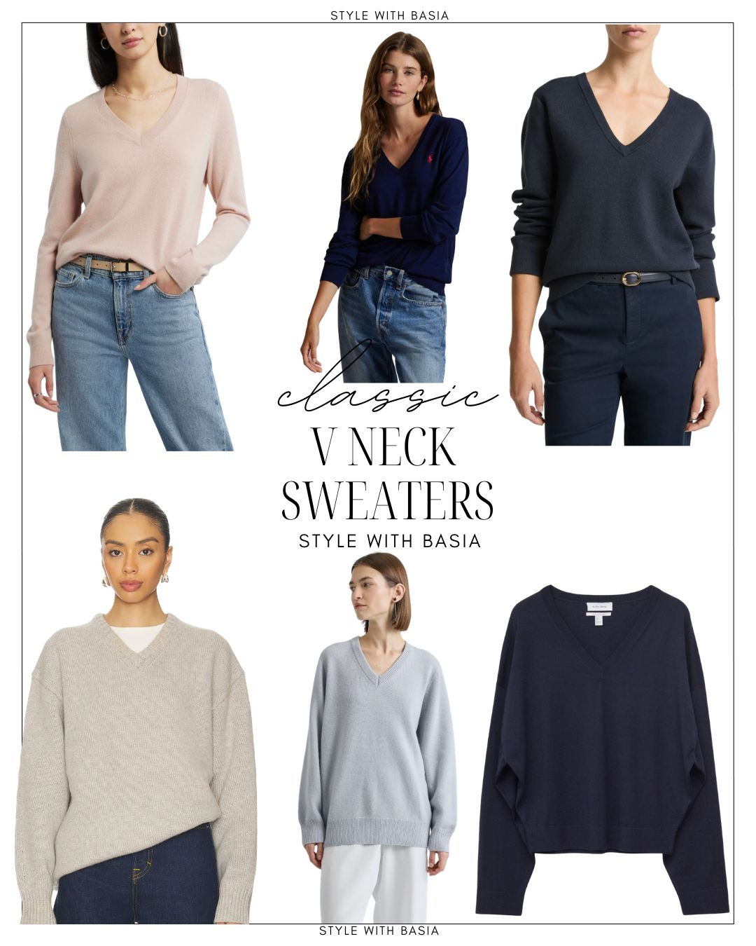 A classic V-neck sweater is one of those timeless pieces that never seems to go out of style.

It layers beautifully over button-down shirts, pairs effortlessly with denim and tailored trousers, and has a way of looking both relaxed and polished at the same time. These are the kinds of pieces that quietly become wardrobe workhorses season after season. 🤍 

 #LTKootd #LTKSeasonal #LTKOver40
