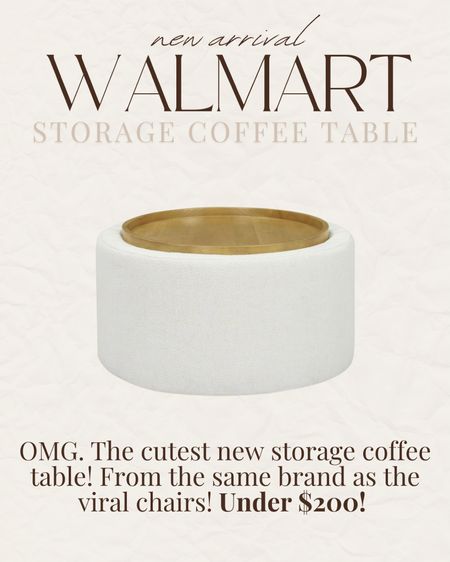The cutest new Walmart storage coffee table!

#LTKstyletip #LTKhome #LTKfindsunder50