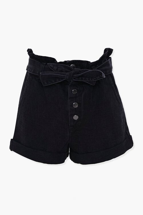 Paperbag Denim Shorts | Forever 21 (US)