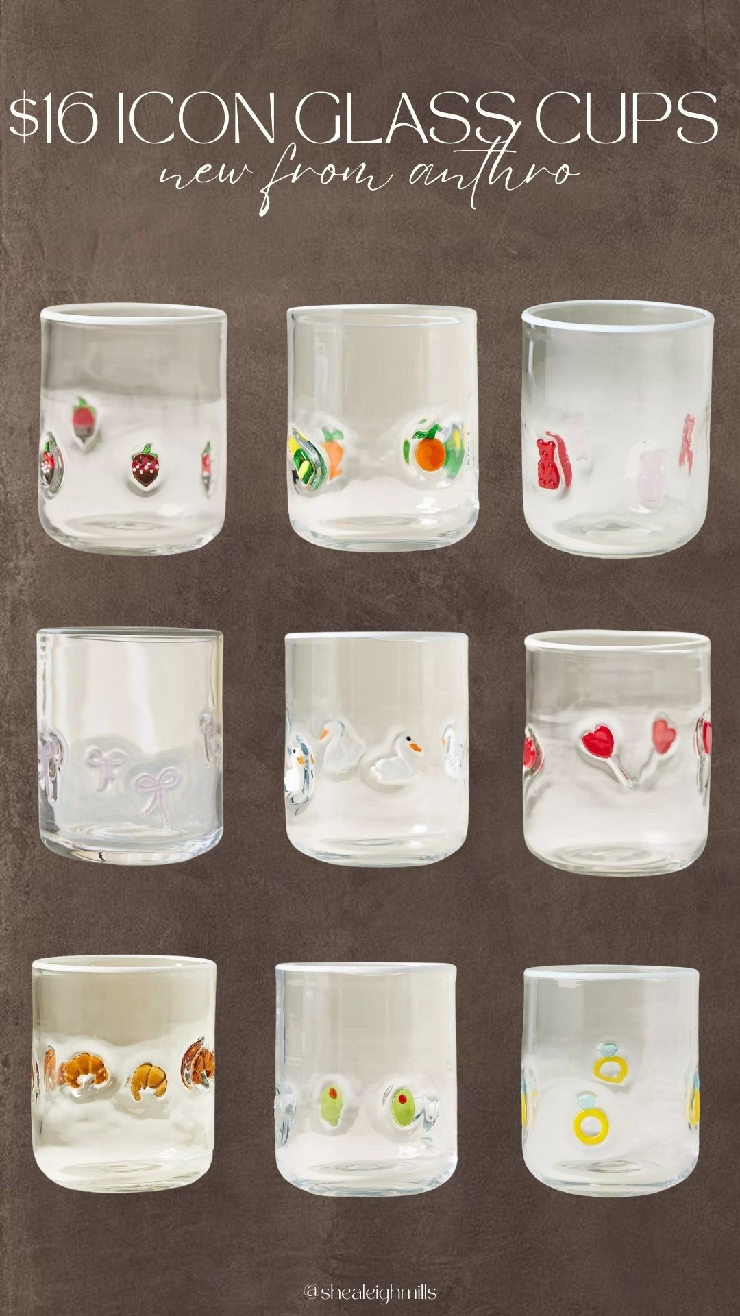 These are the best cups! Viral for a reason. Perfect for iced coffee, matcha, cocktails, or a fun little kitchen refresh — also such a cute gift idea. 🥰


cute glassware, aesthetic cups, anthropologie home, coffee cups, iced coffee cups, matcha glass, cocktail glasses, kitchen decor, home finds, gift ideas, hostess gift, housewarming gift, bar cart decor, neutral home, girly home, aesthetic kitchen, unique glassware, trending home finds, spring home decor

#LTKU #LTKHome #LTKmorningroutine