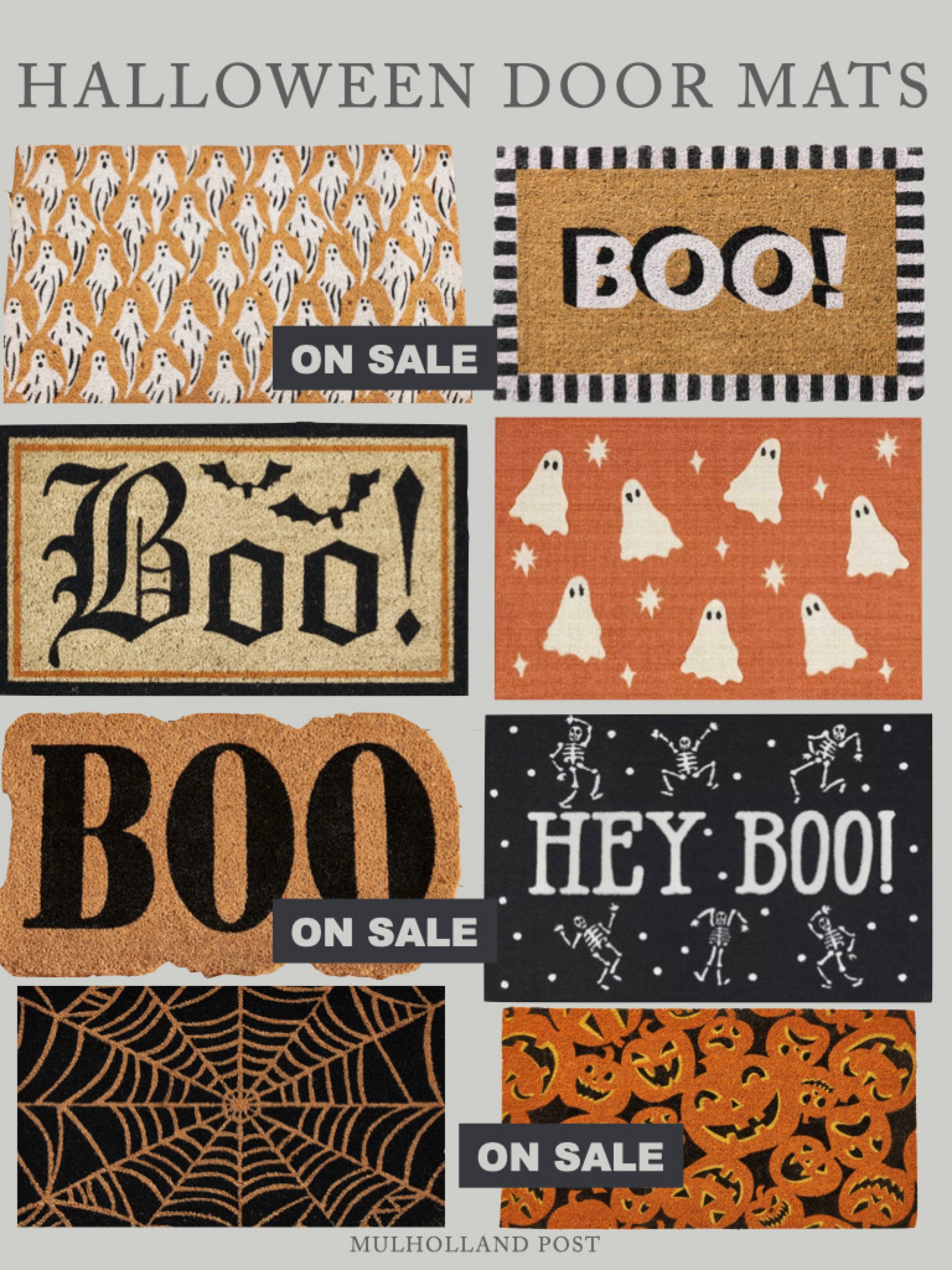 A few of these Halloween mats are on sale! 

Labor Day sale, Halloween decor, fall decor 

#LTKSeasonal #LTKsalealert #LTKhome