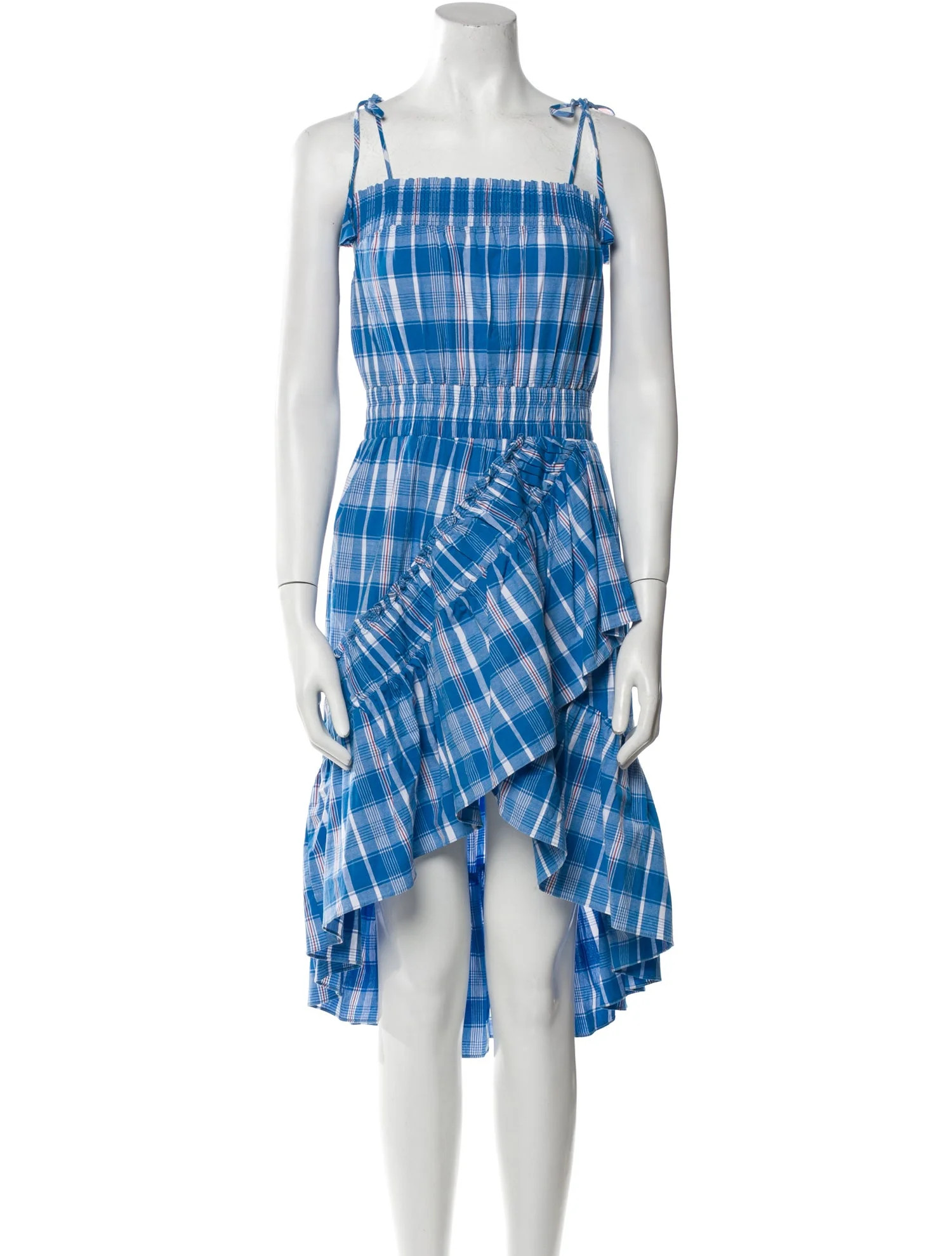 Plaid Print Midi Length Dress | The RealReal
