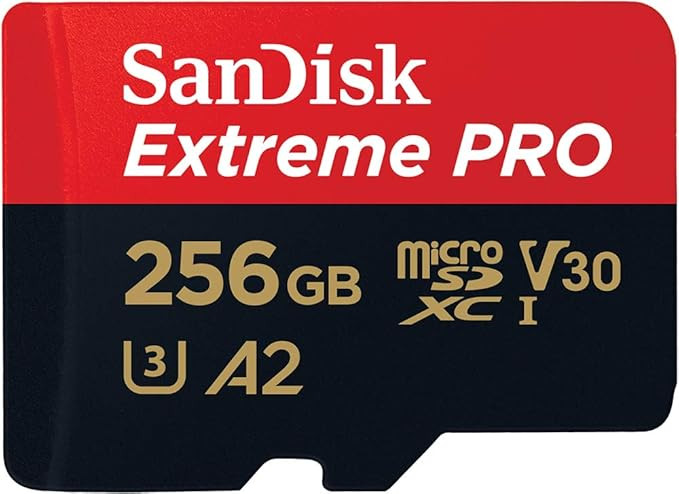 SanDisk 256GB Extreme PRO® microSD™ UHS-I Card with Adapter C10, U3, V30, A2, 200MB/s Read 140... | Amazon (US)