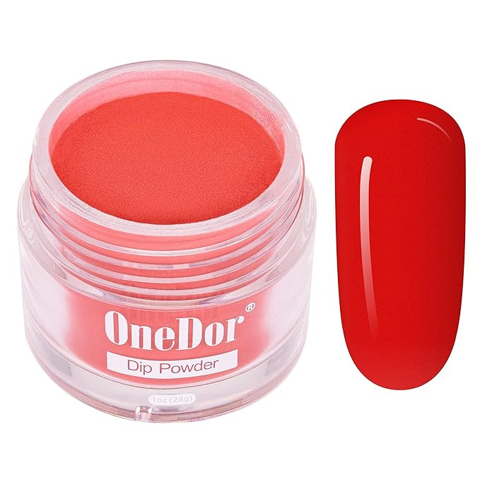 OneDor Nail Dip Dipping Powder – Acrylic Color Pigment Powders Pro Collection System, 1 Oz. (01... | Amazon (US)