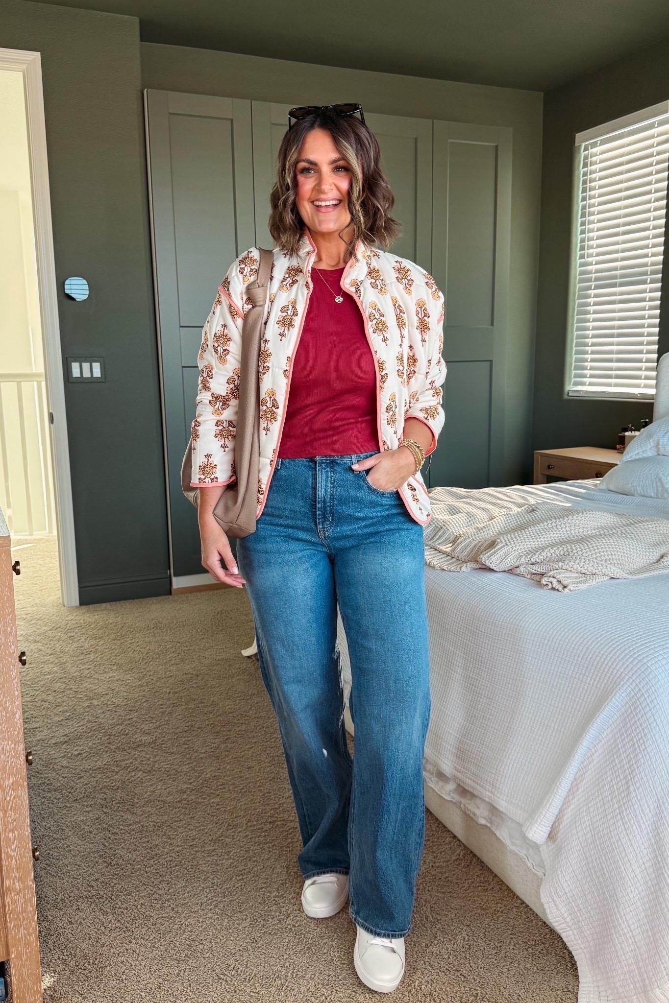 Styling an affordable spring outfit!

Jeans, true 12
Bra, large
Tank, large
Jacket, large
Sneakers, true 10

Size 12, midsize, casual style, spring outfit, wide leg jeans, quilted jacket, mom style



#liketkit #LTKootd #LTKOver40 #LTKMidsize
