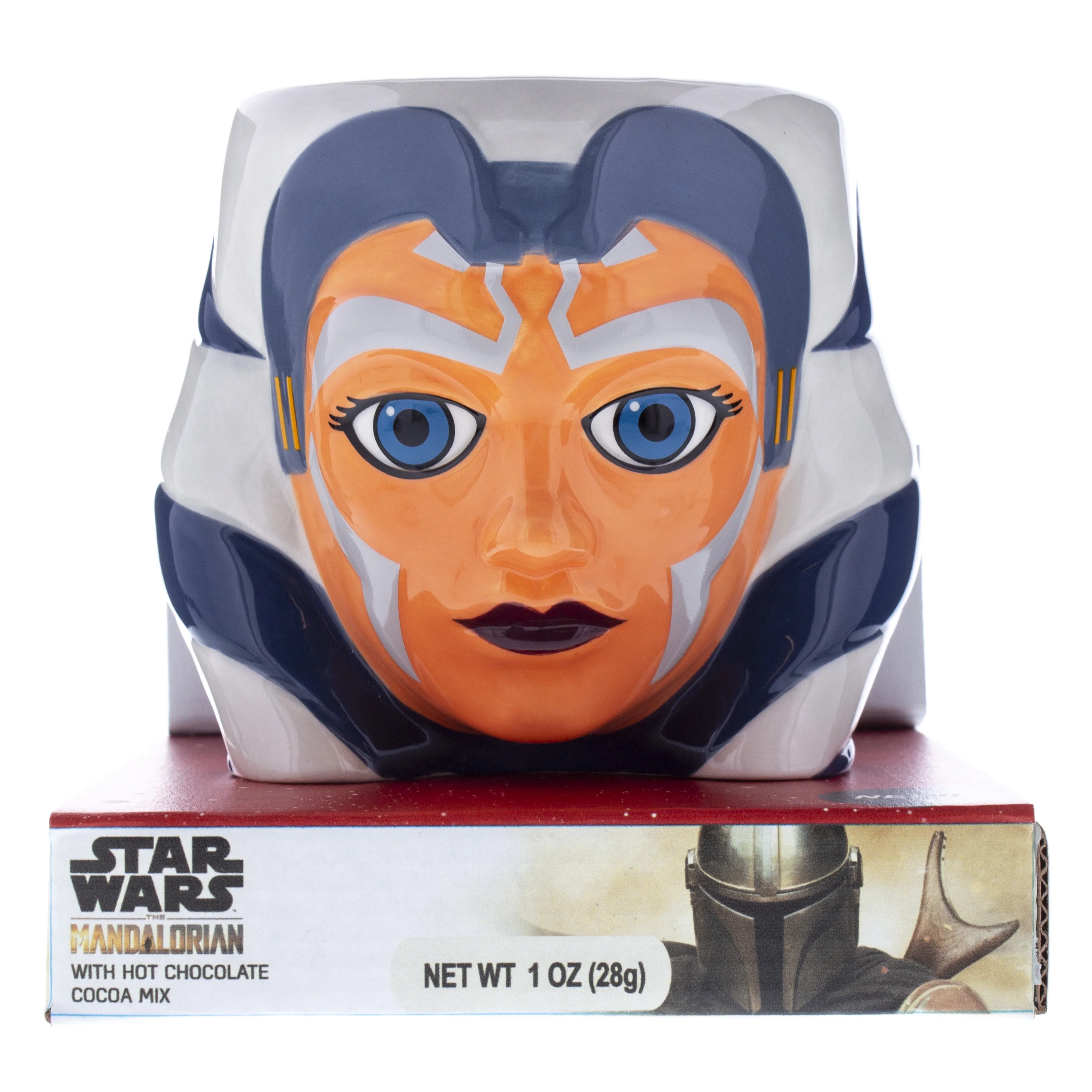 Star Wars Ashoka Tano Character Mug with 1 OZ Hot Chocolate Cocoa Mix | Walmart (US)